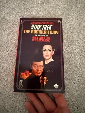 Star Trek: The Romulan Way Paperback - Black & Red Cover